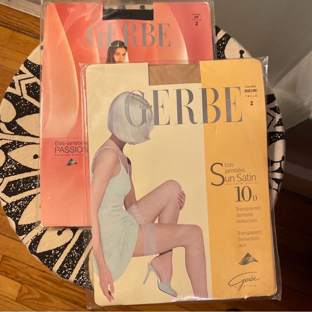 One Pair of New Gerbe Paris Stocking Size 2